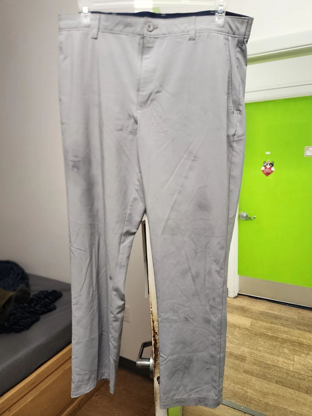Men's Light Gray Chino Pants